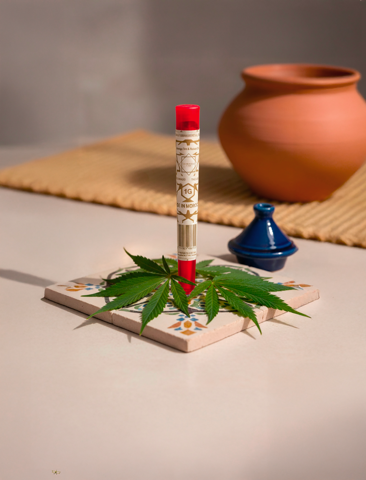 Royal Rolls pré-roll CBD Made in Morocco – Trim locale et résine CASA BLANCA